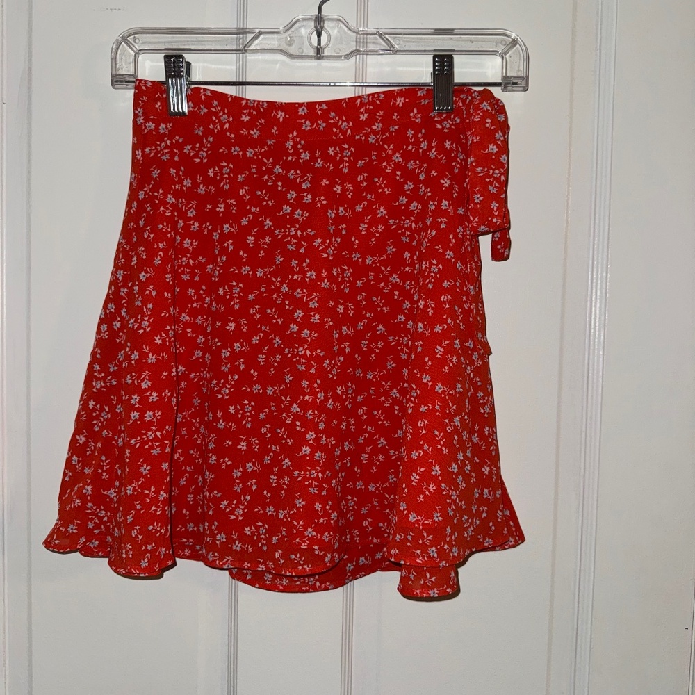 Floral skort